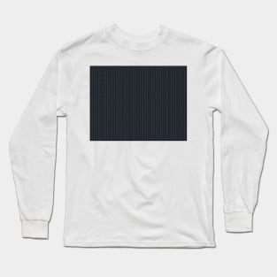 Grey Pinstripe pattern Long Sleeve T-Shirt